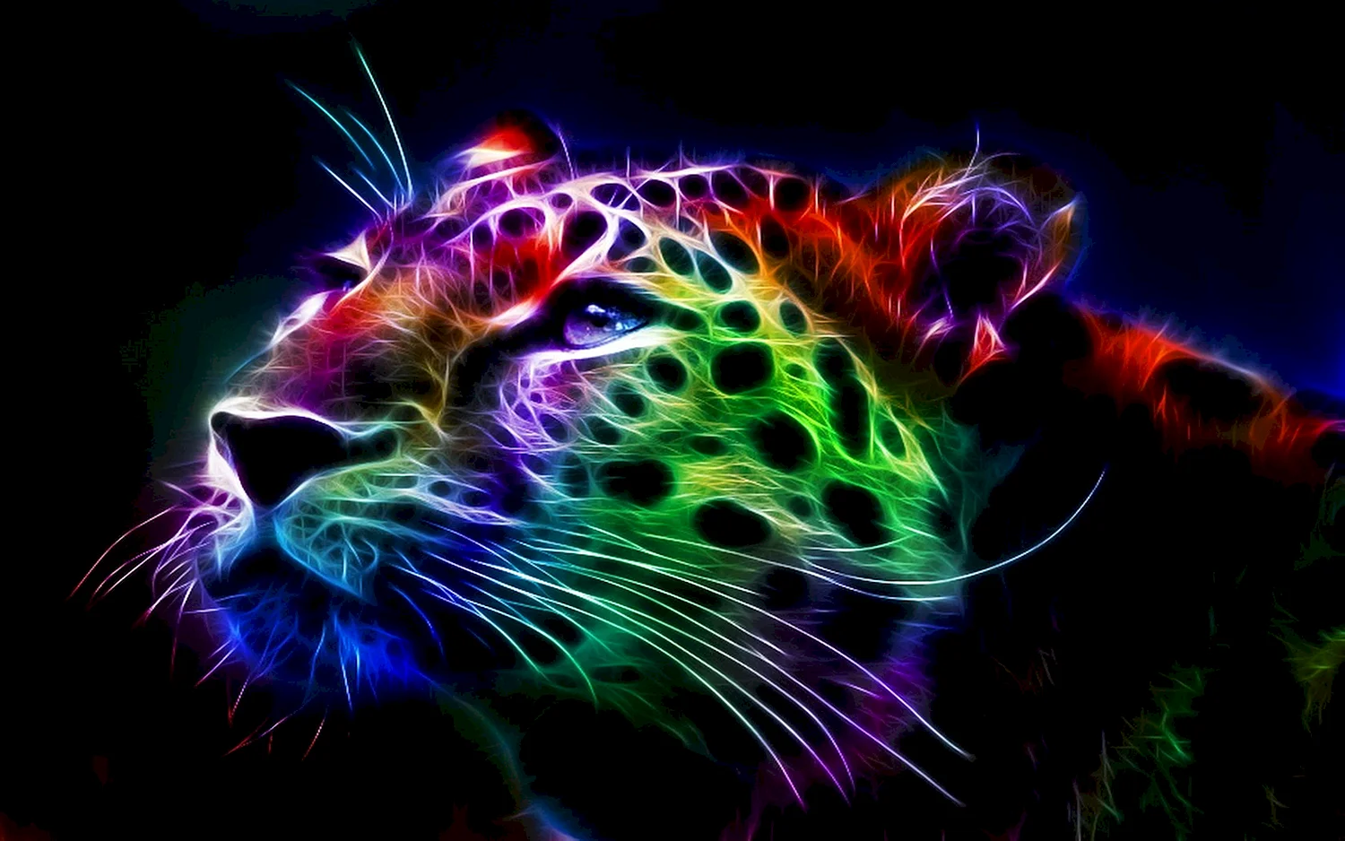 Неоновые гепарды леопарды тигры