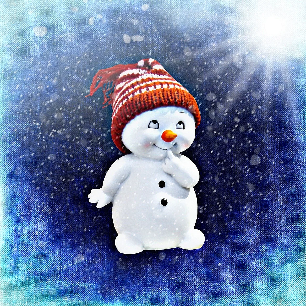 Новогодний Снеговик