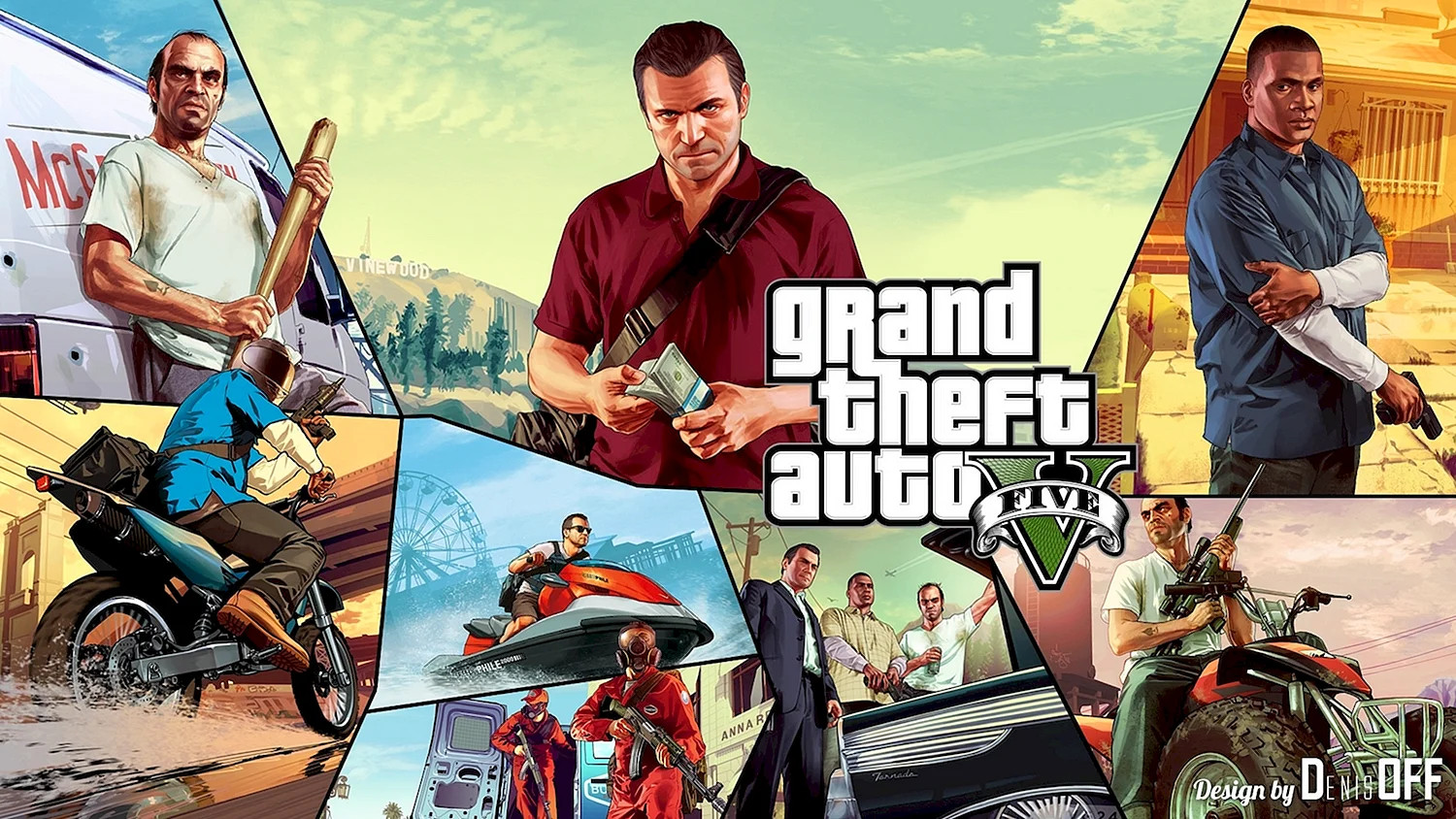 Обложка Grand Theft auto v 2015