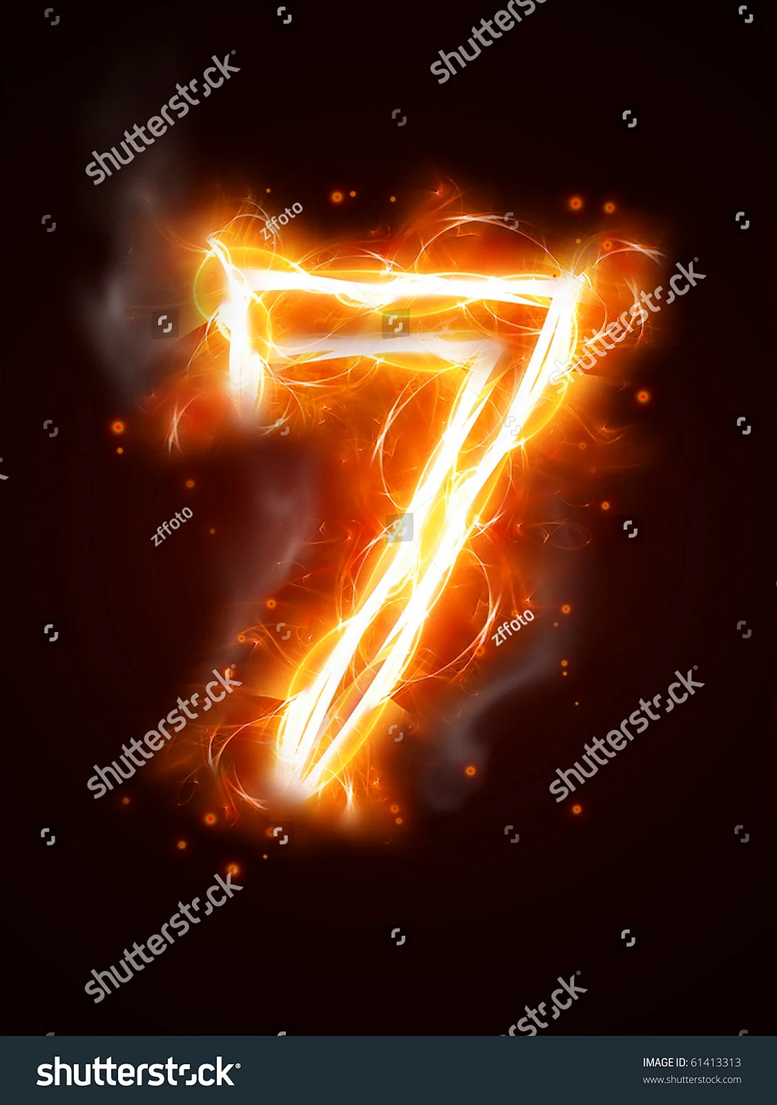 Огненная цифра 7