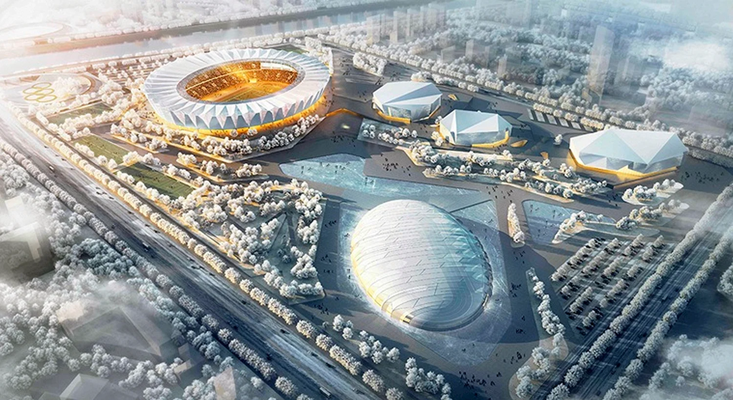 Олимпийский стадион в Пекине 2022