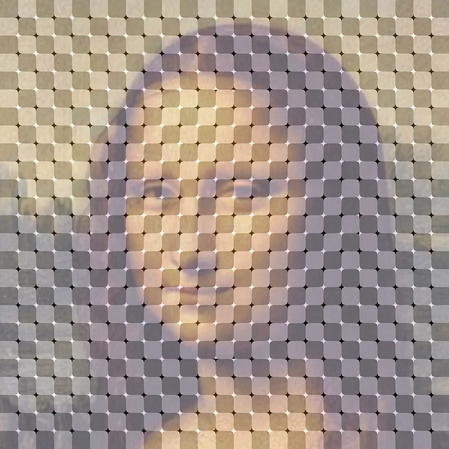 Оптическая иллюзия Мона Лиза