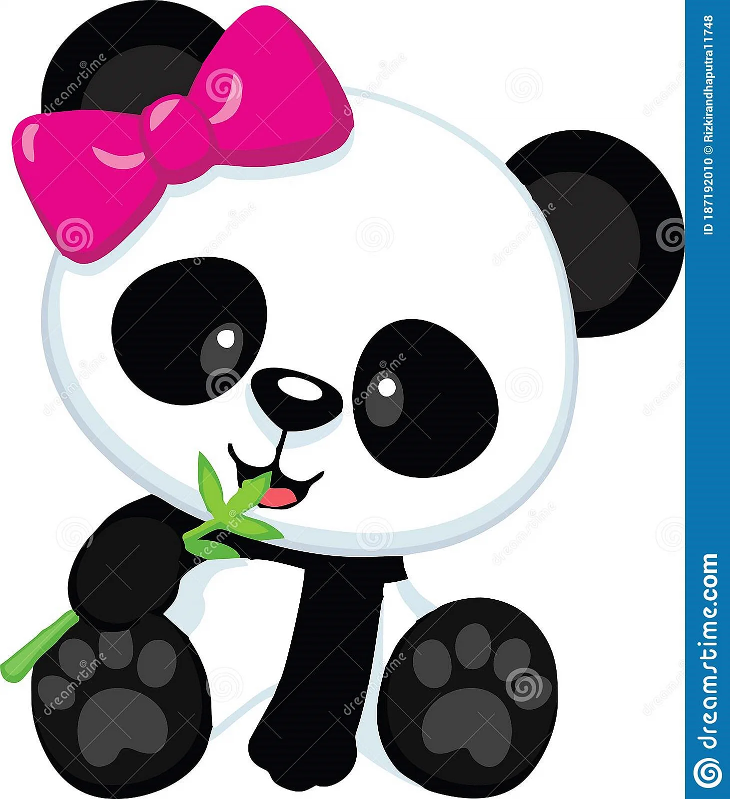 Панда мультяшная