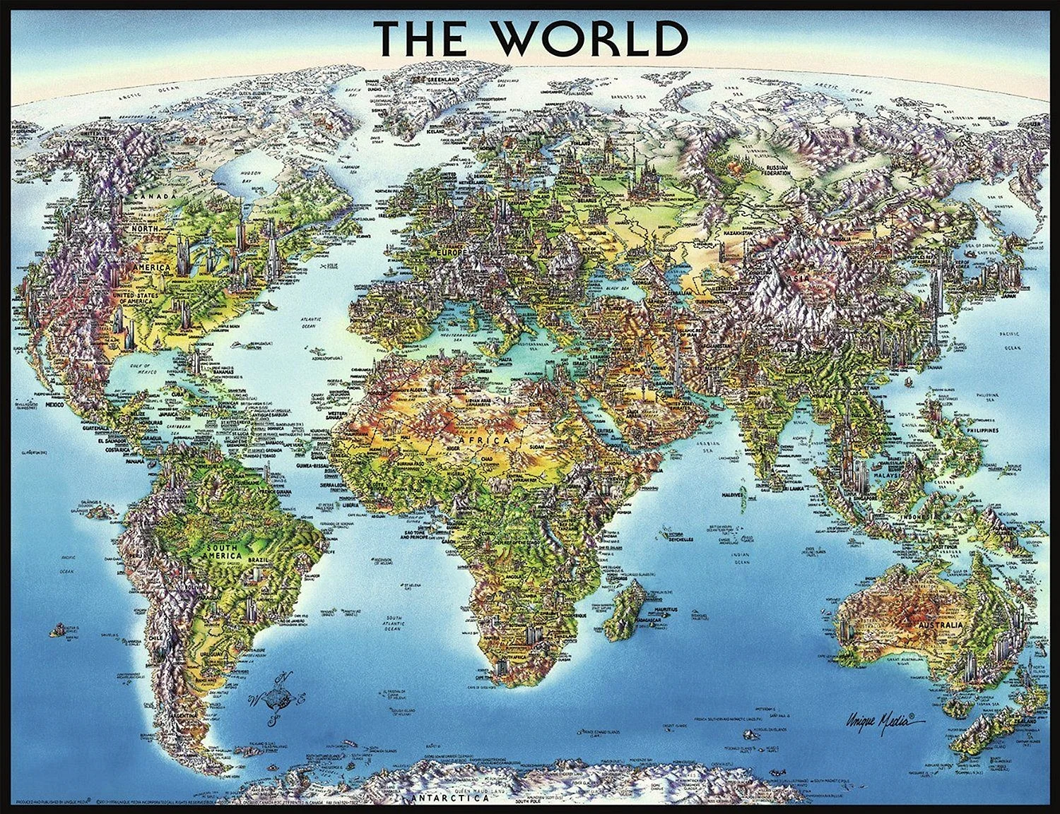 Пазл Ravensburger карта мира