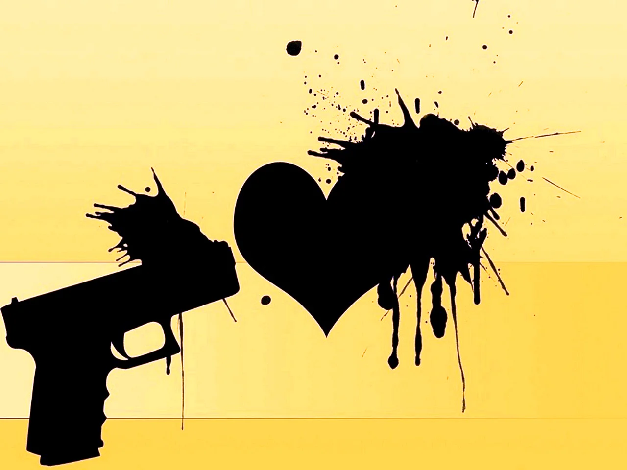 Пистолет выстрел в сердце