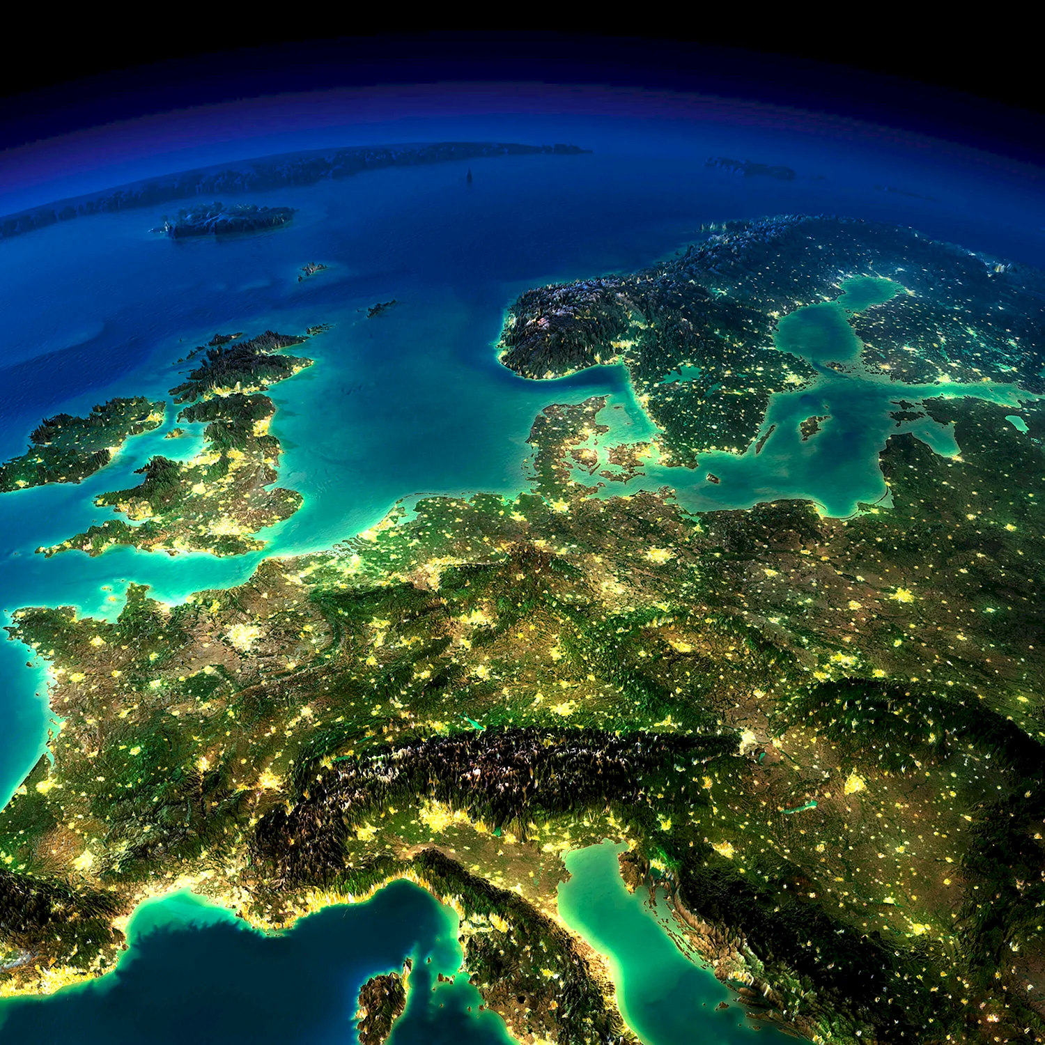 Планета земля Европа