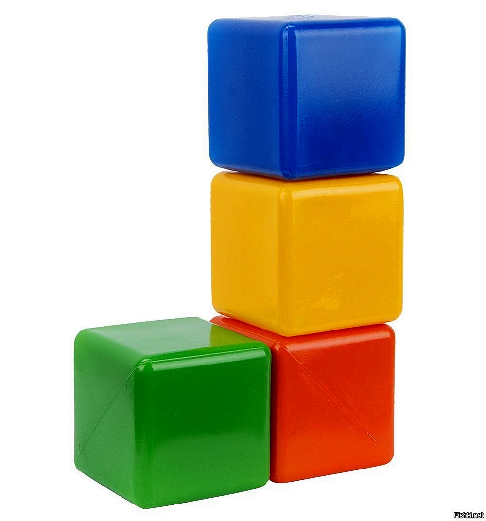 Пластмассовые кубики