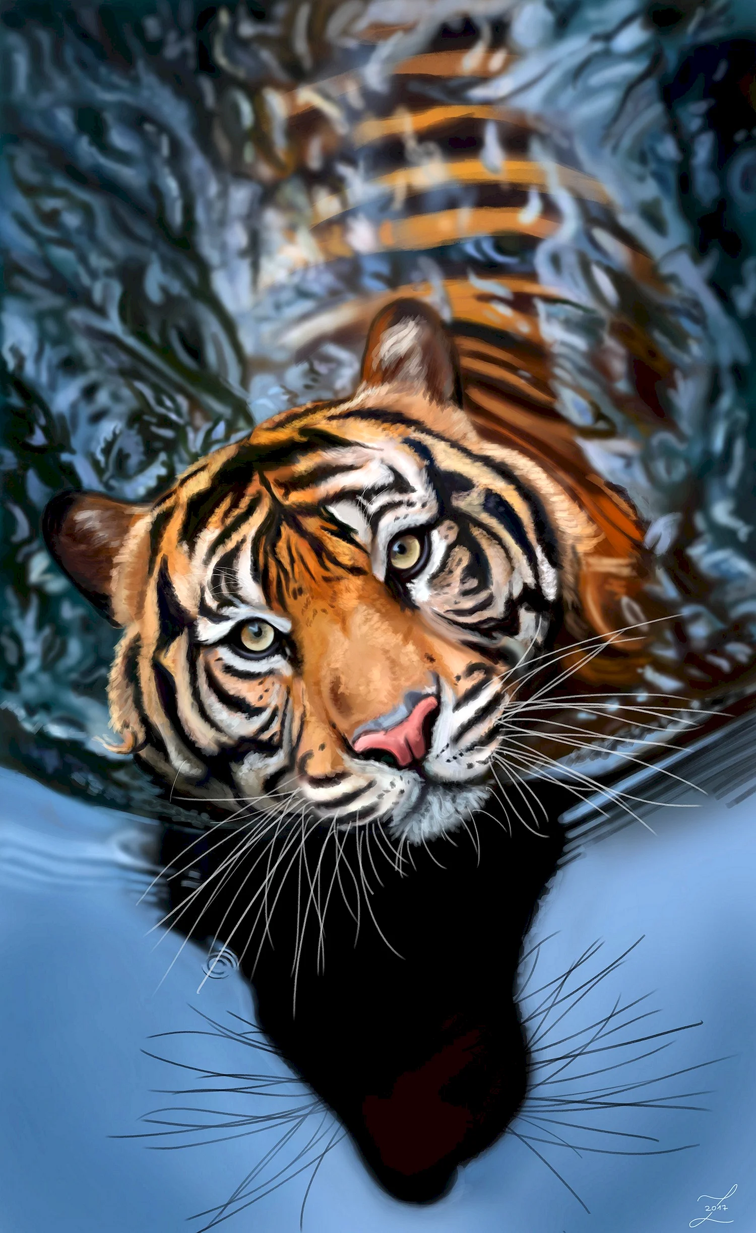 Полосатый тигр