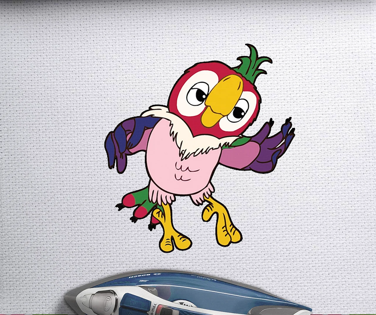 Попугай Кеша рисунок