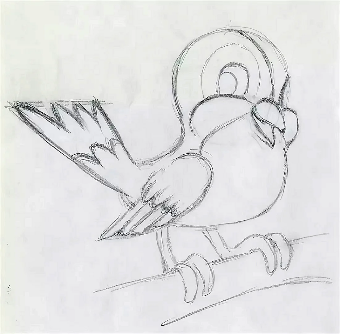 Птицы карандашом для срисовки