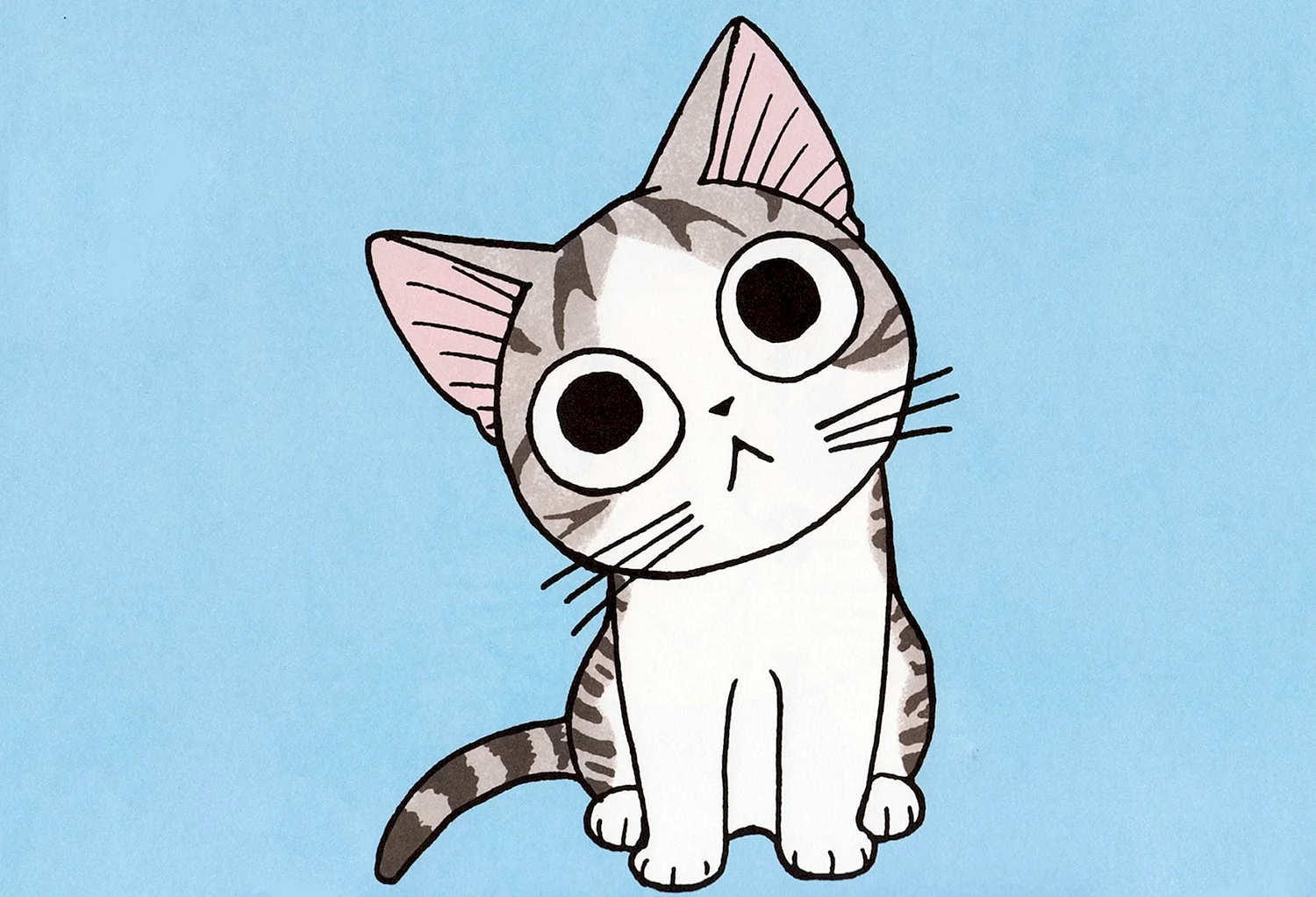 Раскраски котята аниме