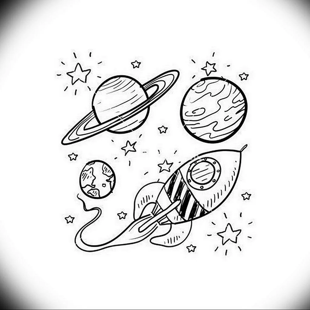 Раскраска. В космосе. Планета рисунок карандашом. Рисунки космоса для срисовки легкие. Рисунки для срисовки лёгкие космос.