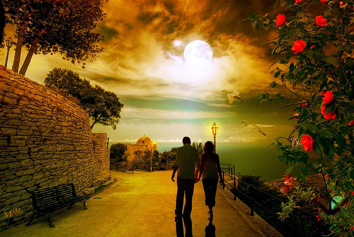 Романтичная прогулка