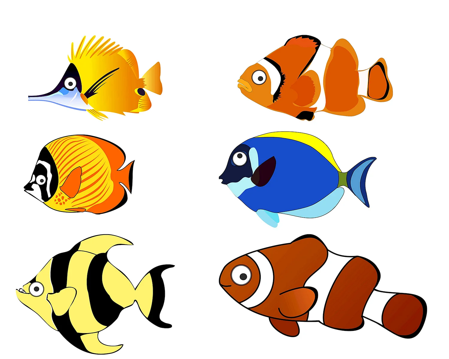 Рыбки картинки для детей цветные