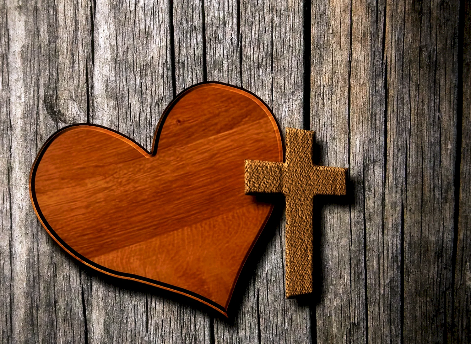 Сердце с крестом
