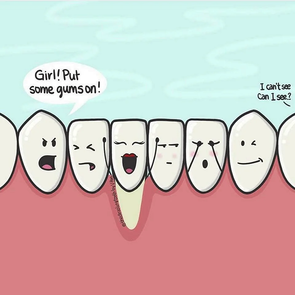 Шутки про зубы