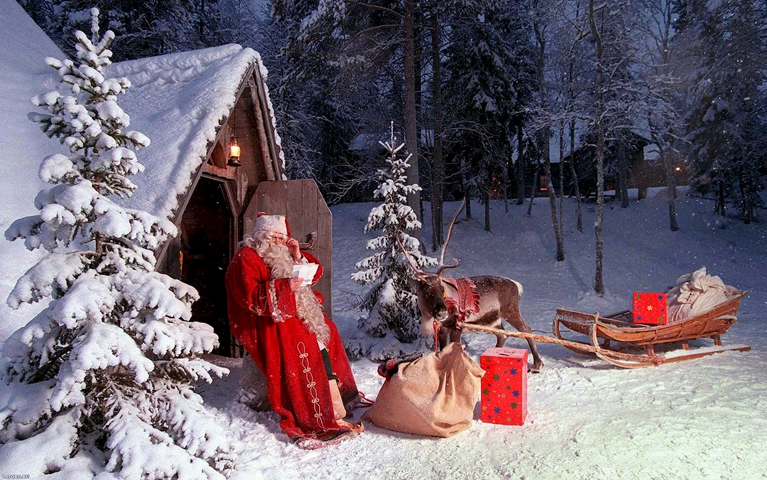 Сказочная Лапландия владения Деда Мороза