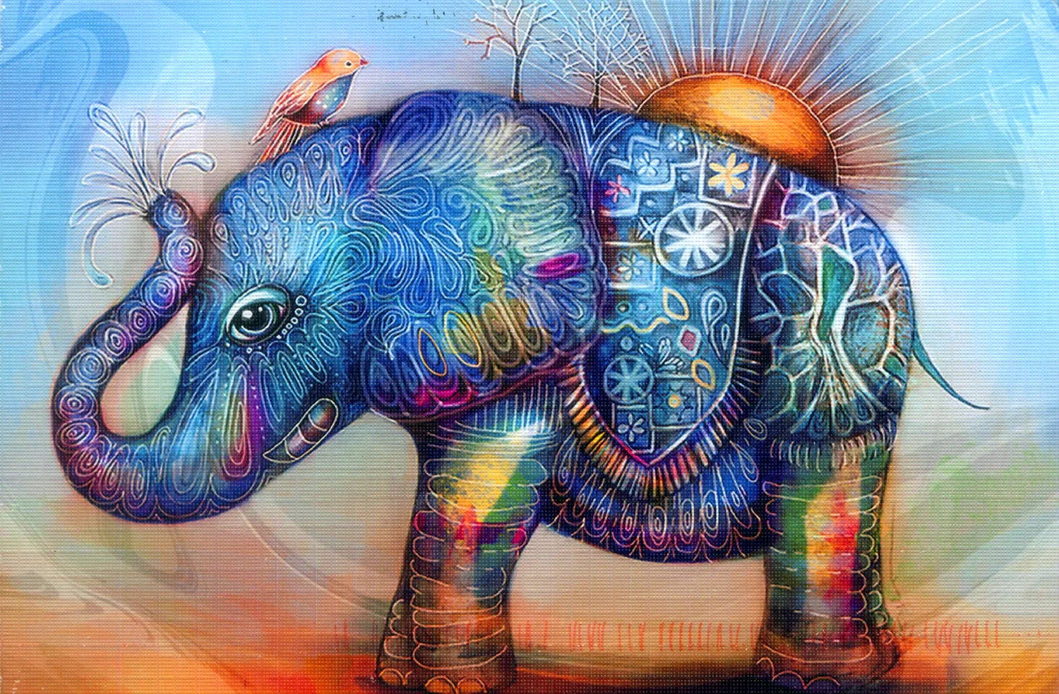 Слон картина