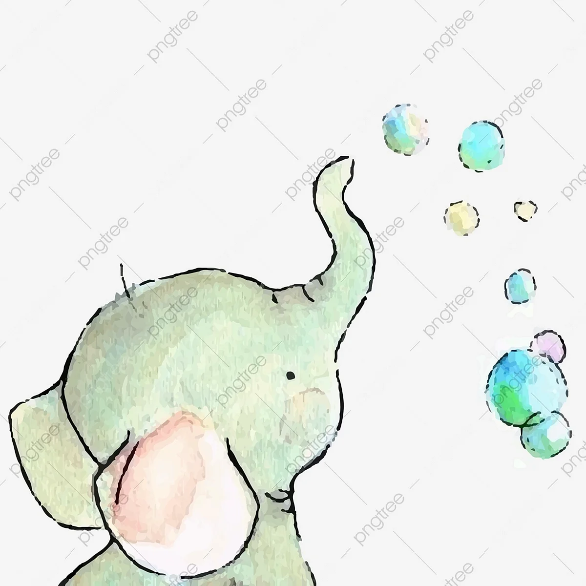 Слоник с шариками