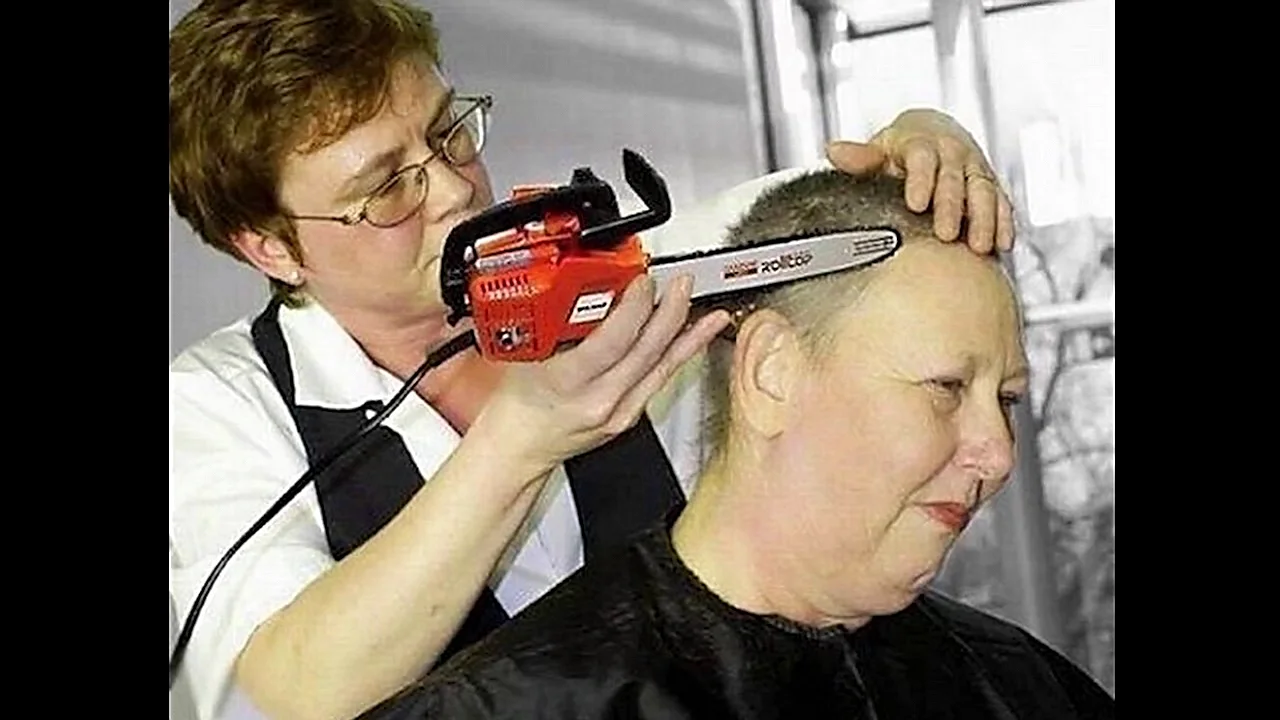 Смешной парикмахер