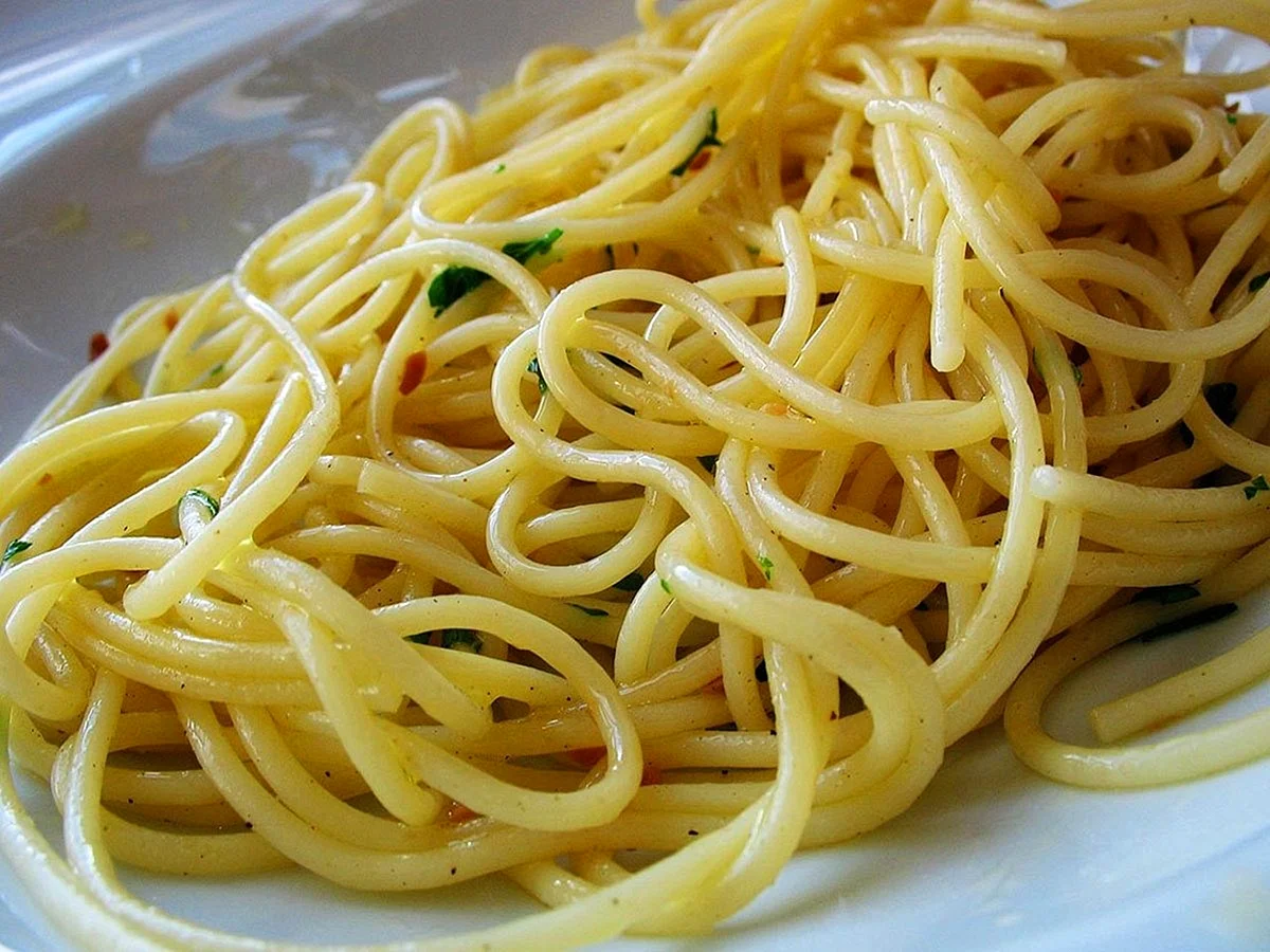 Спагетти айоли