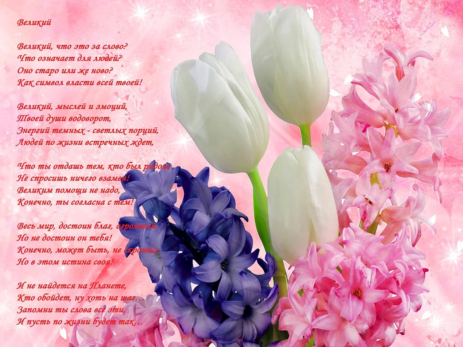Стихи про цветы красивые