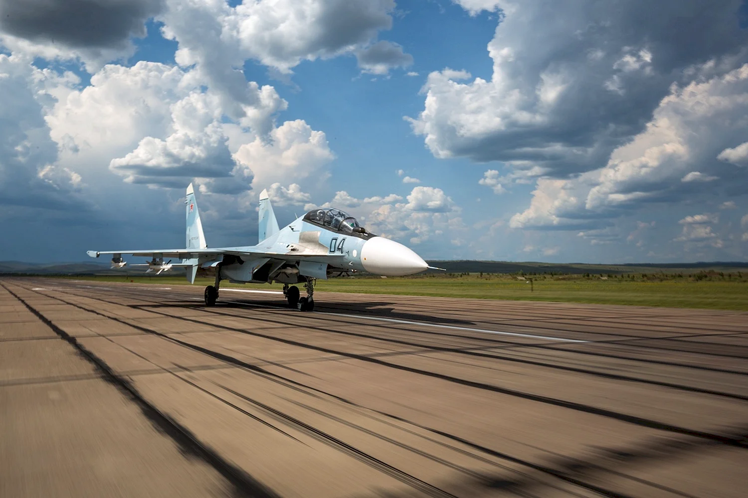 Су-30см аэродром Домна