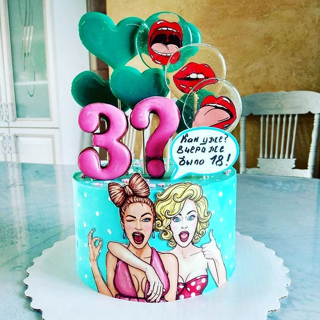 Тортик подруге на день рождения