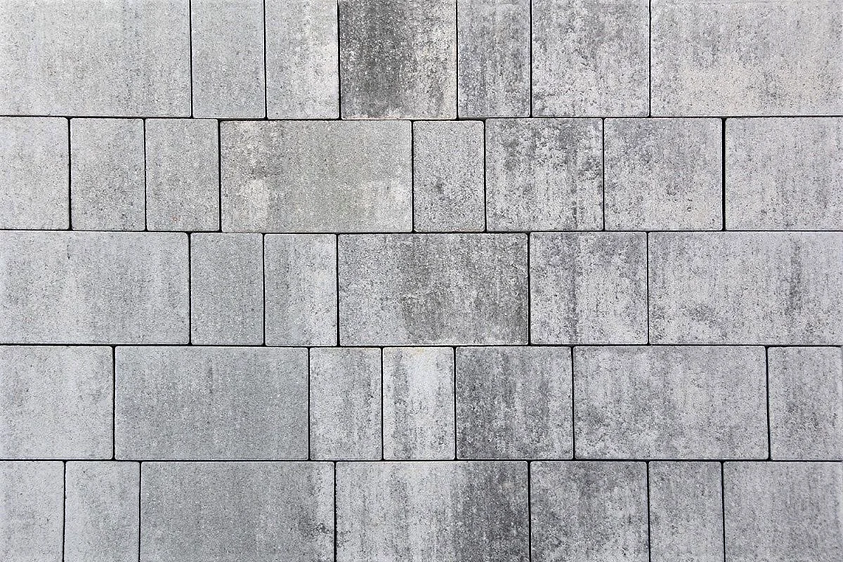 Тротуарная плитка (выбор, прямоугольник - б.5.п.8 гранит серый, 80 мм, 600*300)
