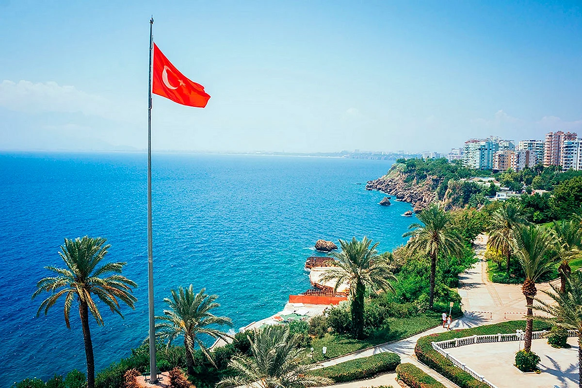 Турция Анталья флаг