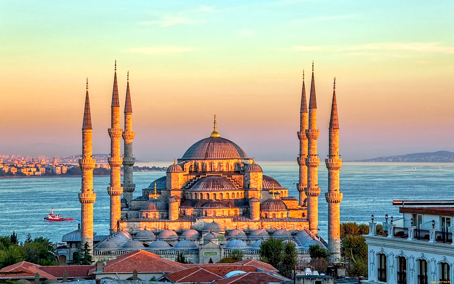 Турция, Стамбул, мечеть Султанахмет