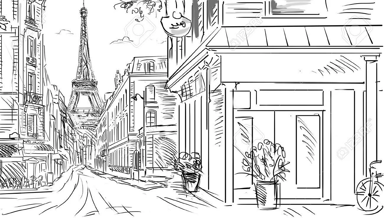 Улицы Парижа скетч
