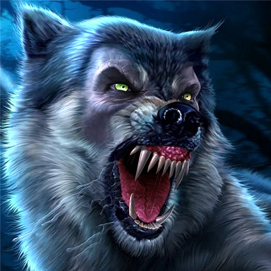 Вервольф волк оборотень злой