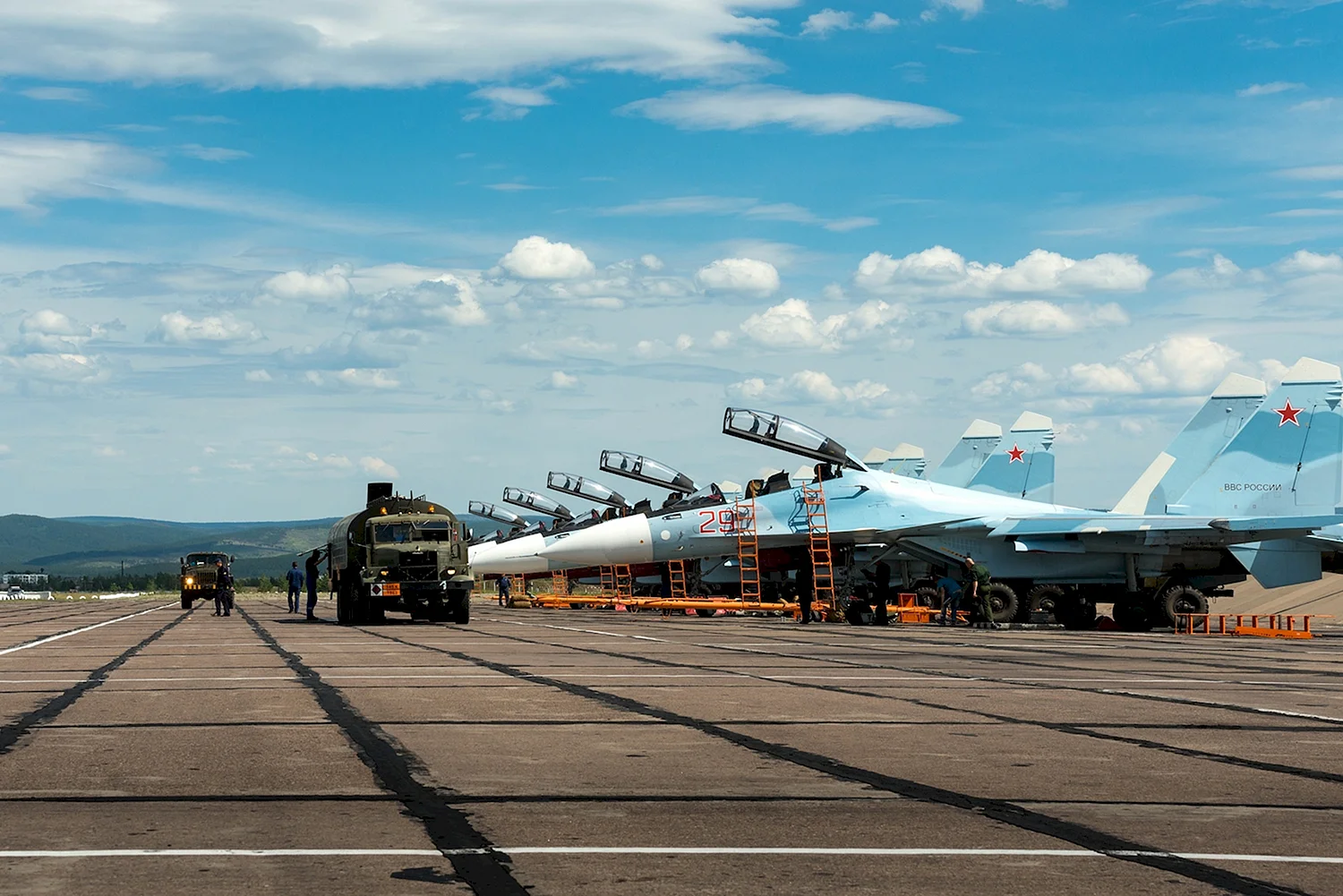 Военный аэродром ВВС России