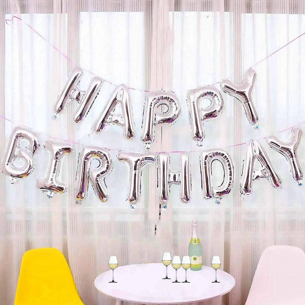 Воздушные шары буквы с днем рождения