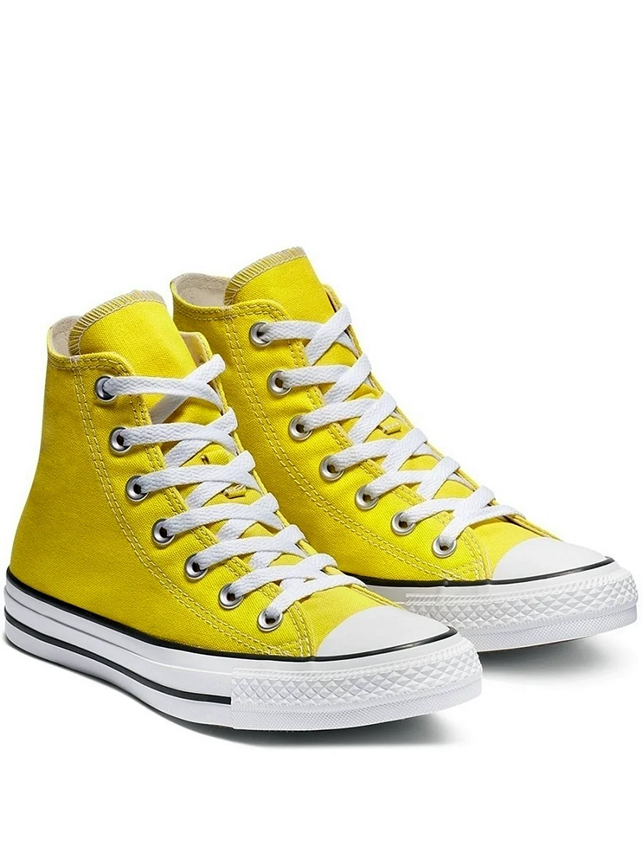 Высокие желтые кеды Converse Chuck '70