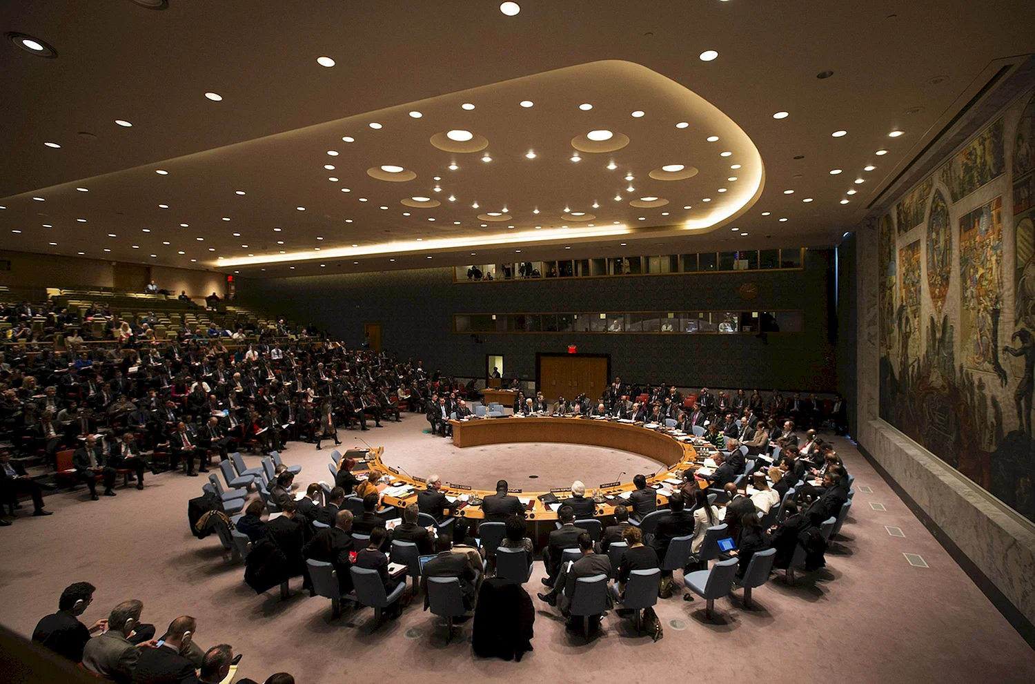 Зал совета безопасности ООН