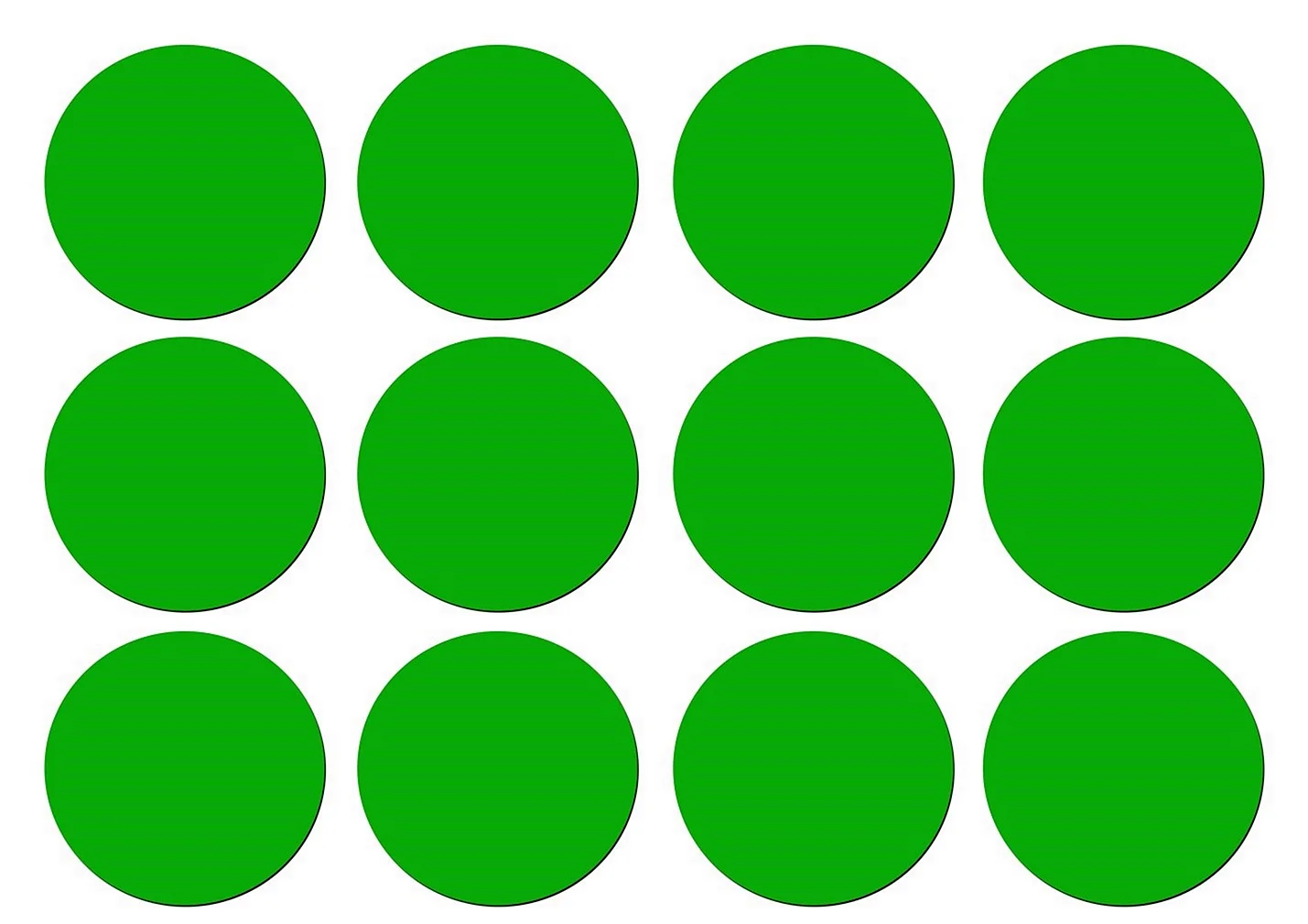 Зеленый круг