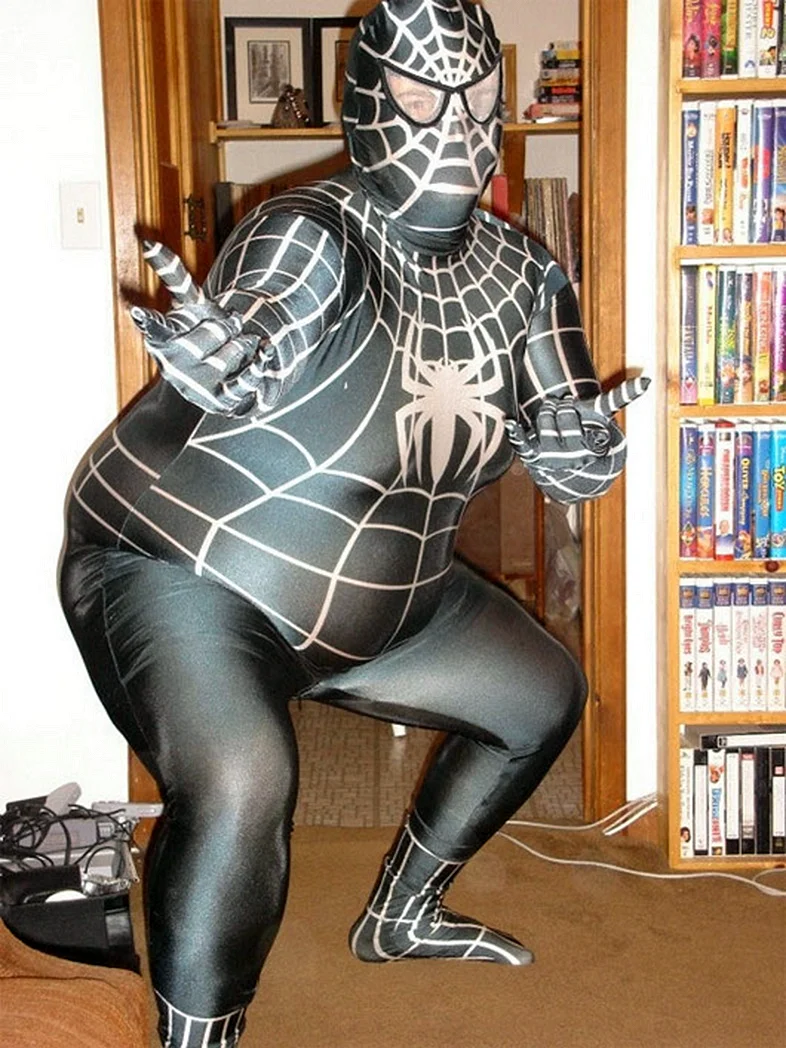 Жирный человек паук