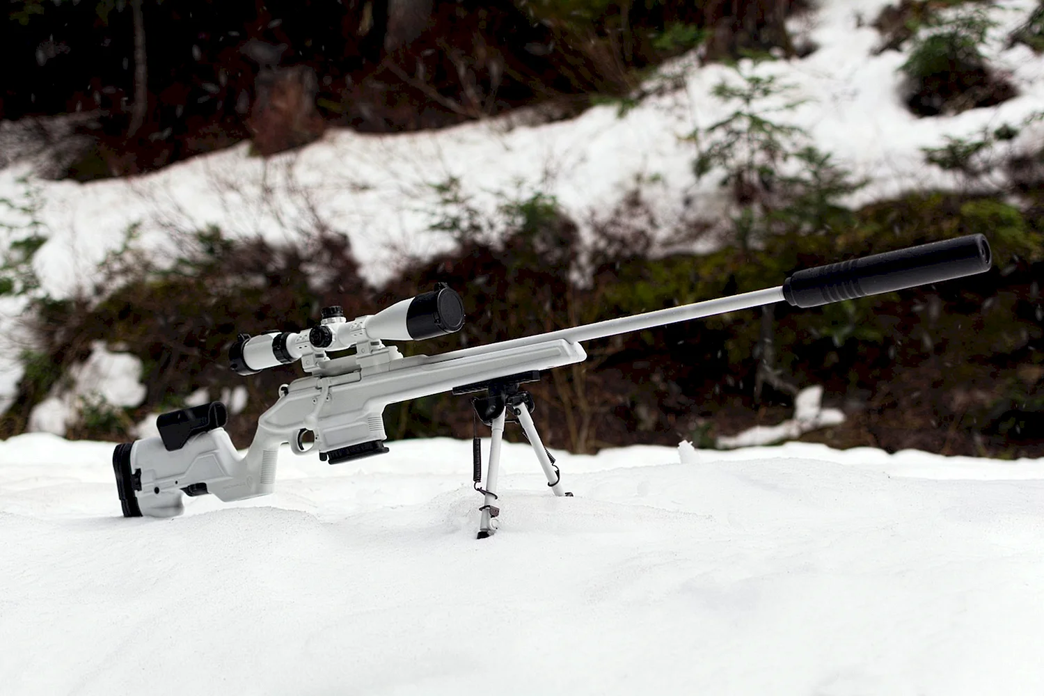 Зимняя снайперская винтовка
