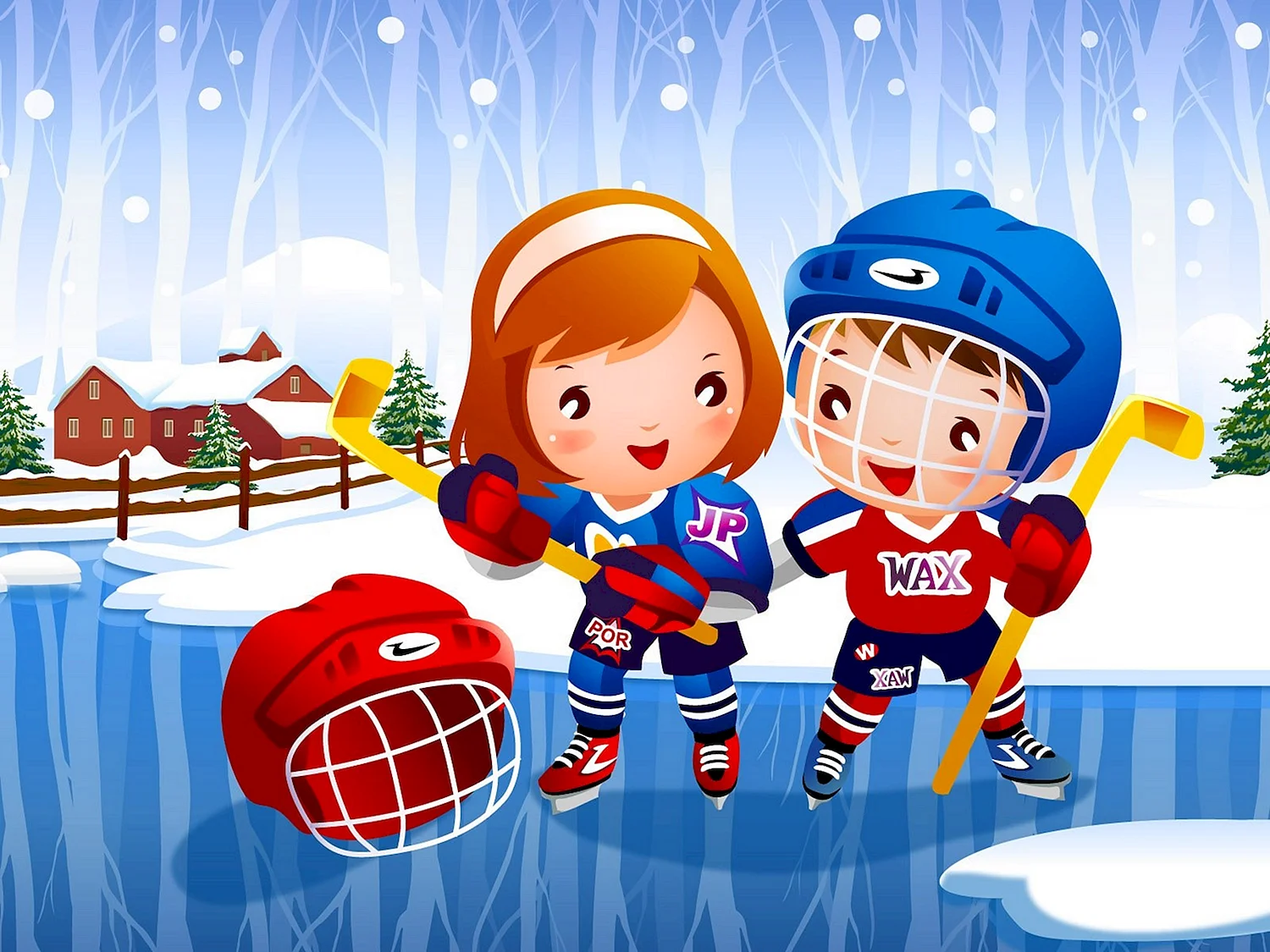 Зимний спорт для детей