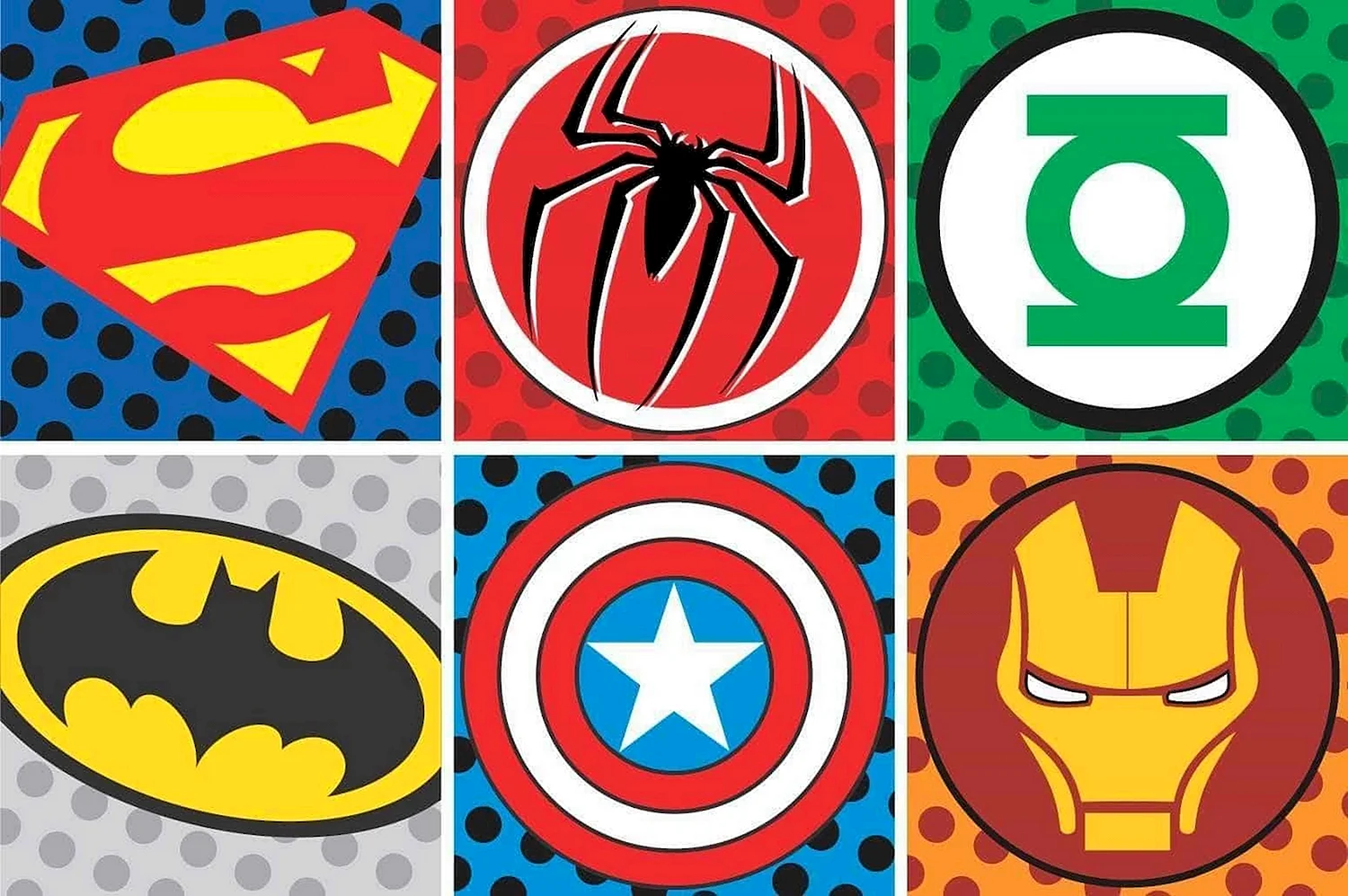 Логотип & супергерои