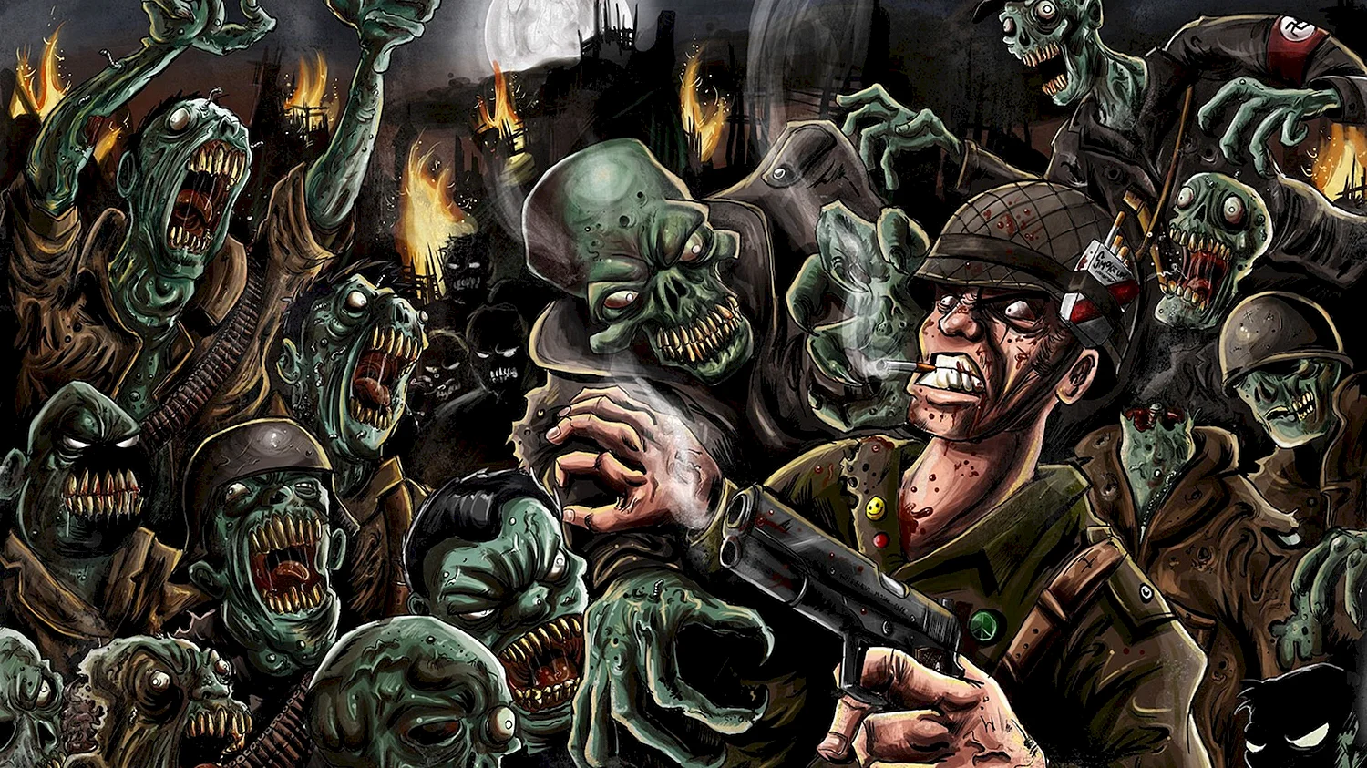 Зомби нацисты Call of Duty World at War