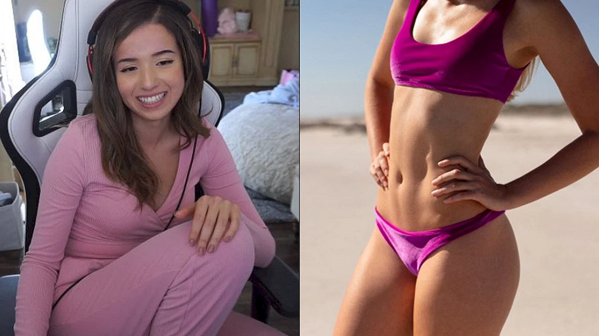 Pokimane in bikini