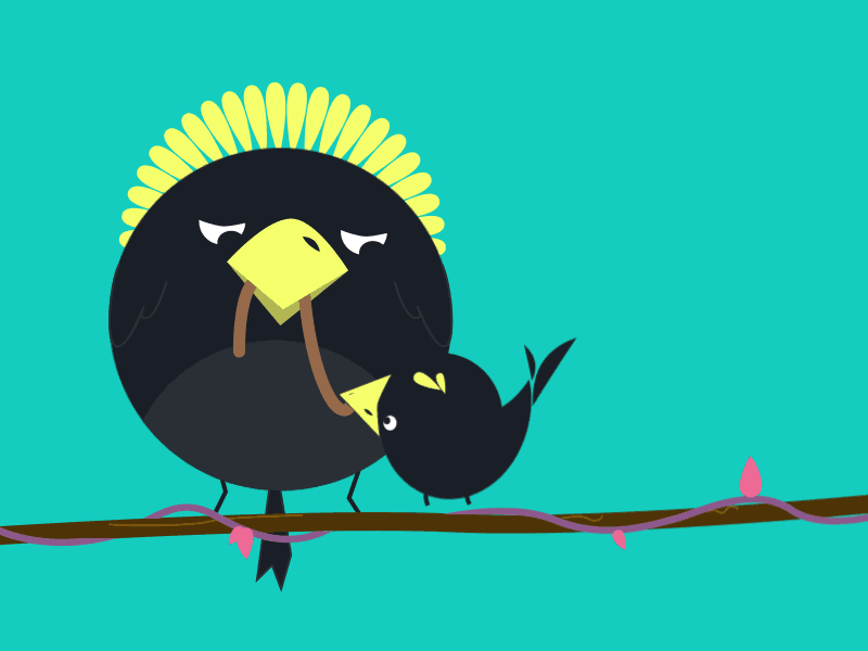 Анимационные птички