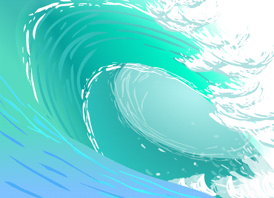 Вода в волне движется. Волны анимация. Волны на воде. Волны иллюстрация. Бирюзовая волна.