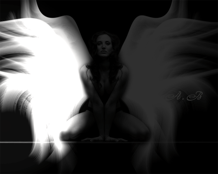 Девушка ангел с крыльями гиф