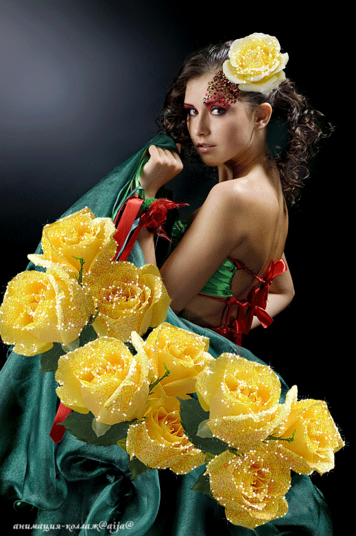 Цветы девушкам гифки. Букет "женщине". Фотосессия с розами. Девушка с желтыми розами. Девушка с цветком.