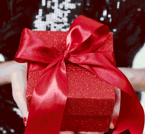 Can you gift me. Подарок анимация. Гифки подарок. Коробка подарок с бантом. Бант на подарок.