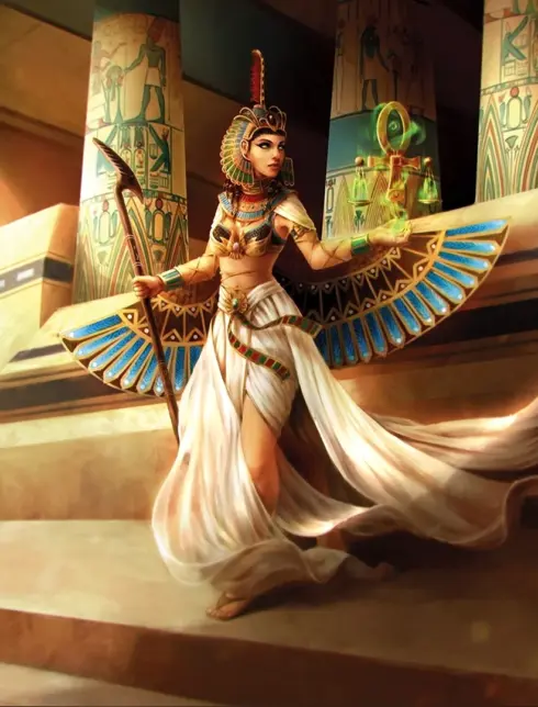 Изида богиня Египта арт